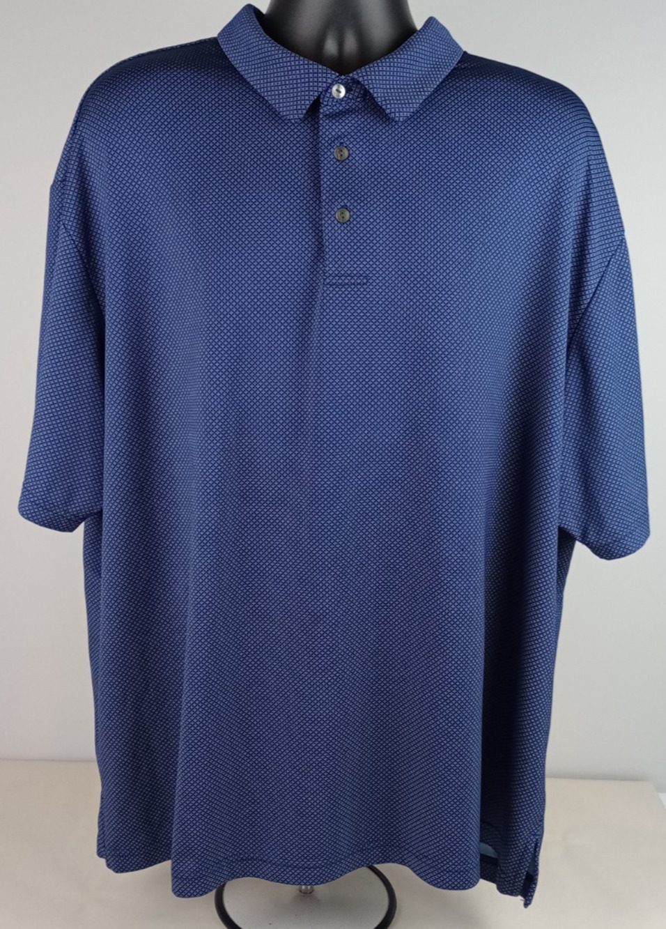 Ben‎ Hogan Performance Mens M 3XL Navy Blue Short Sleeve Polo Shirt